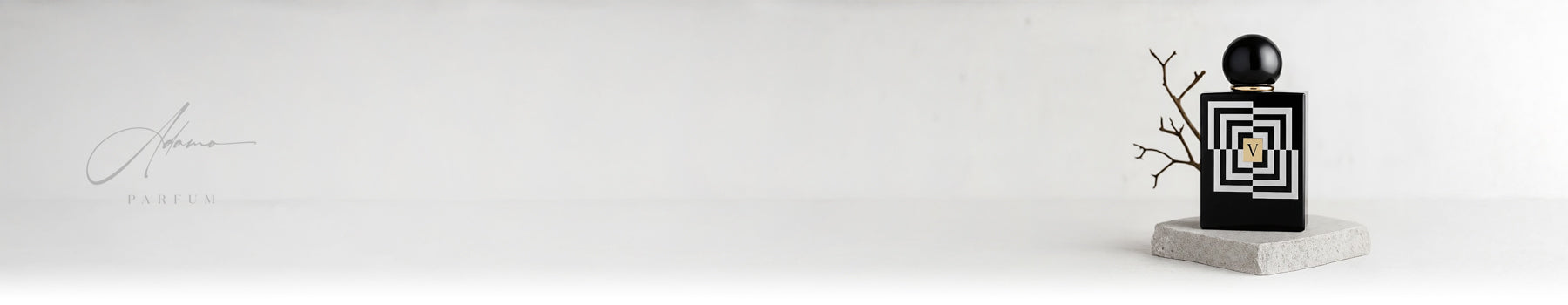 Adamo Parfum collection banner