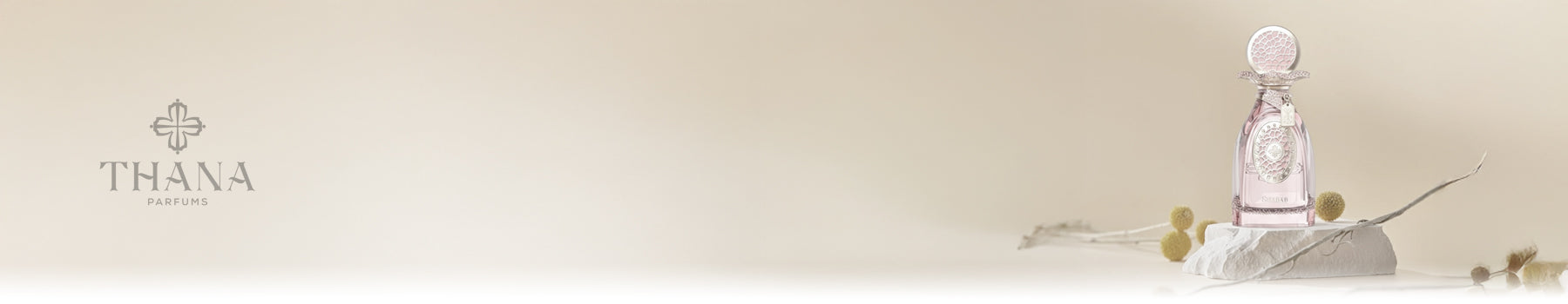 Thana Parfums collection banner