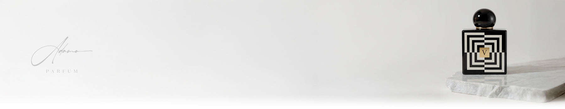Banner de la colección Adamo Parfum